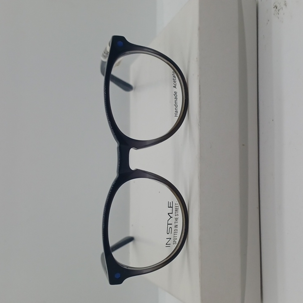 NWT IN STYLE EYEGLASS FRAMES ISEK02 DSRK GREY GUNMETAL